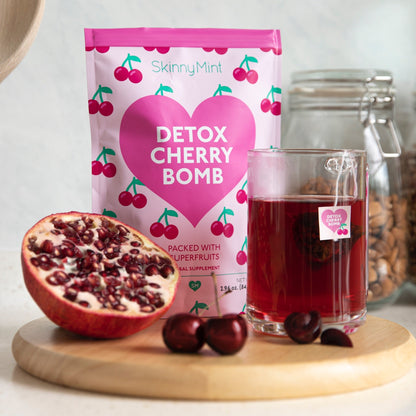 Detox Cherry Bomb Superfood Detox Tea SM0000592020, SM0000592025,SM-DCB-4