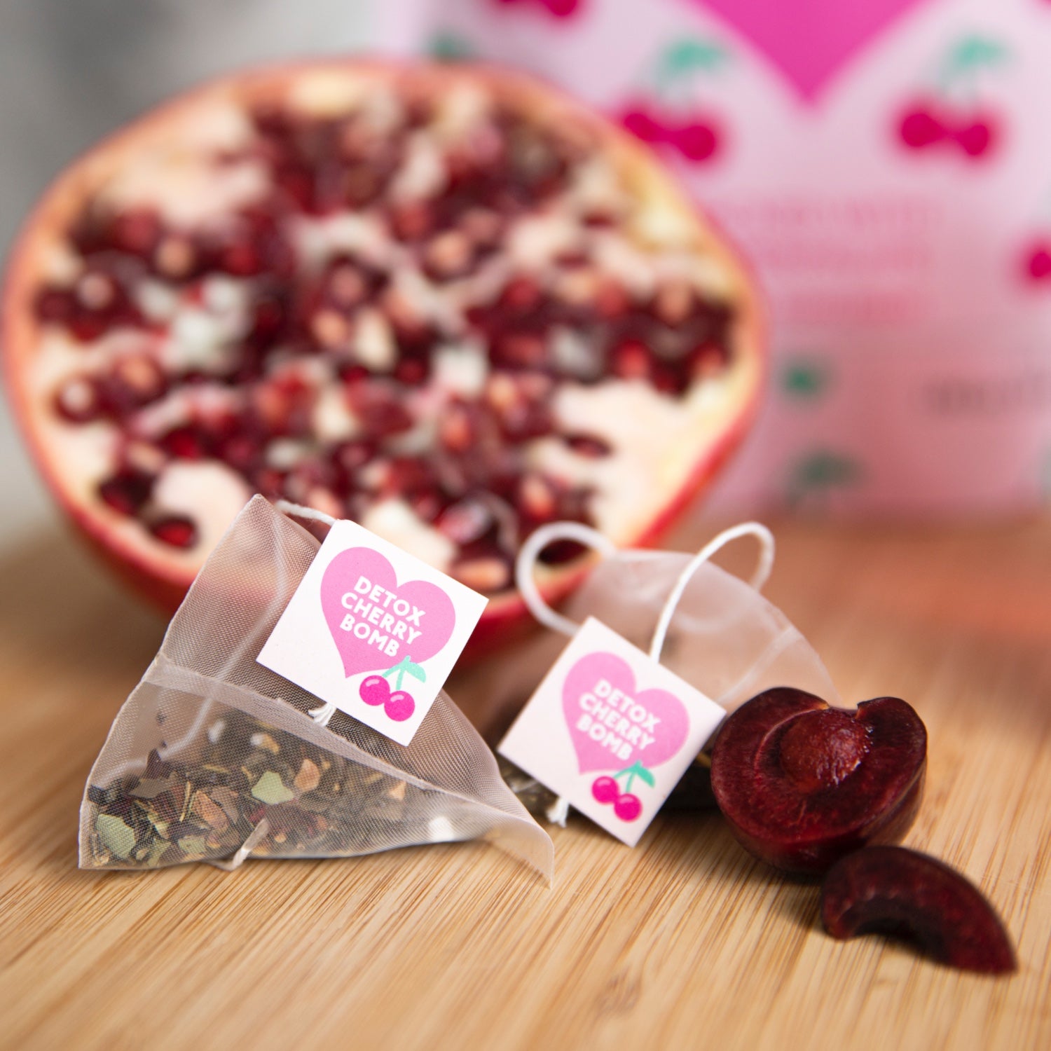 Detox Cherry Bomb Superfood Detox Tea SM0000592020, SM0000592025,SM-DCB-4