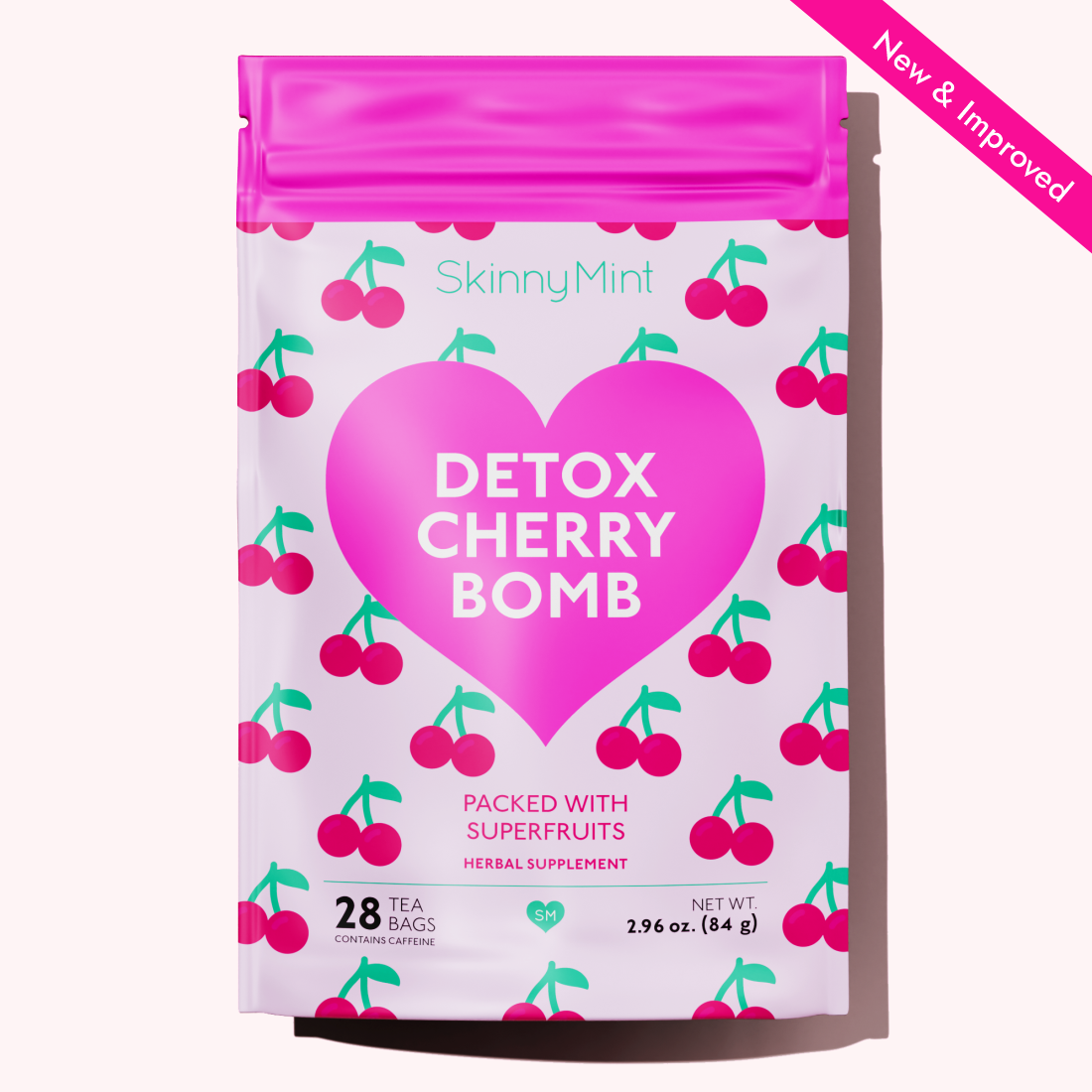 Detox Cherry Bomb Superfood Detox Tea SM0000592020, SM0000592025,SM-DCB-4